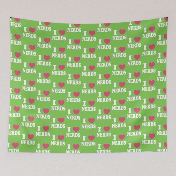 Item preview, I heart Nerds, 28, I love nerds, brains designed and sold by Draculaura2009.