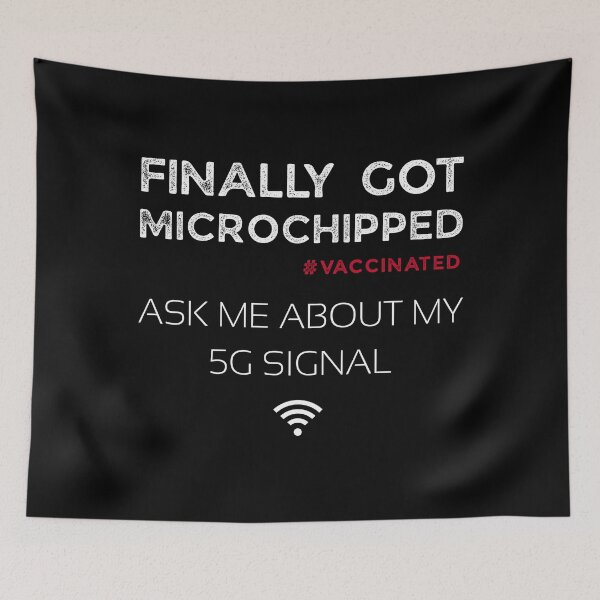 Item preview, Finally Got Microchipped Vaccinated 5G Signal designed and sold by Teelightful.