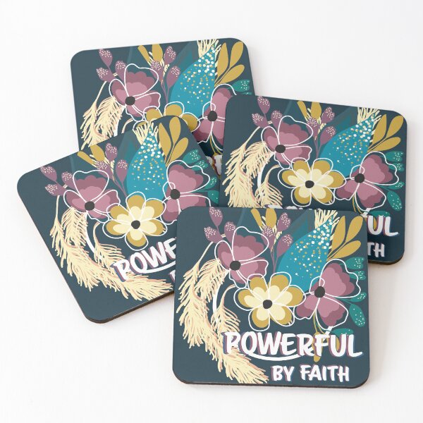Item preview, POWERFUL BY FAITH designed and sold by Createandchill.