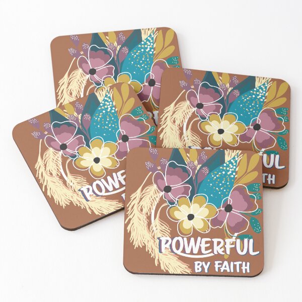 Item preview, POWERFUL BY FAITH designed and sold by Createandchill.
