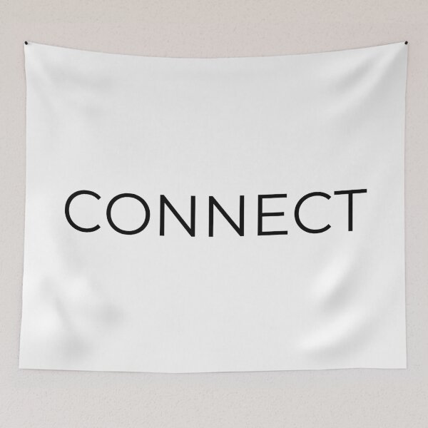 Item preview, Connect word Minimal Simple Text Design - Black Font  designed and sold by BE The Oracle.