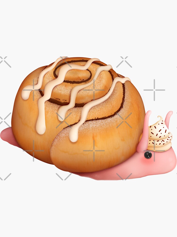 Delicious Cinnamon Roll Sticker