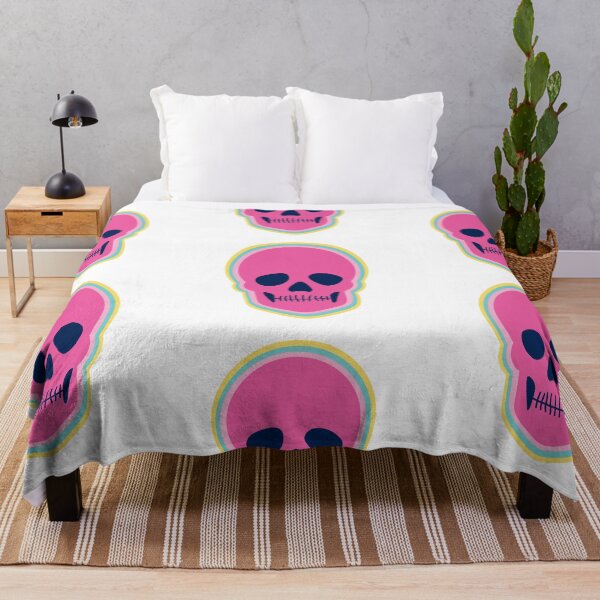 Item preview, pink layered skull designed and sold by mollsdesignss.