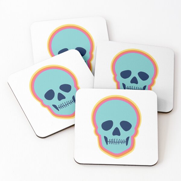 Item preview, blue layered skull designed and sold by mollsdesignss.