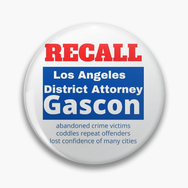 Item preview, Recall Los Angeles District Attorney George Gascon designed and sold by StormyMuse.