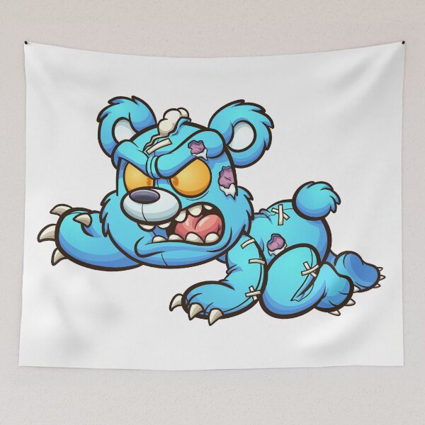 Item preview, Evil Zombie Teddy Bear designed and sold by STICKERSAUCE.