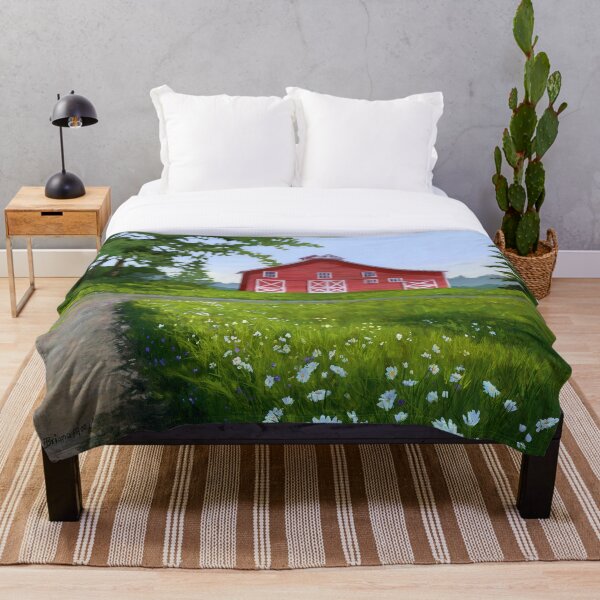 Item preview, Red Barn - Finley Wildlife Refuge Barn  designed and sold by BrianaMooreArt.