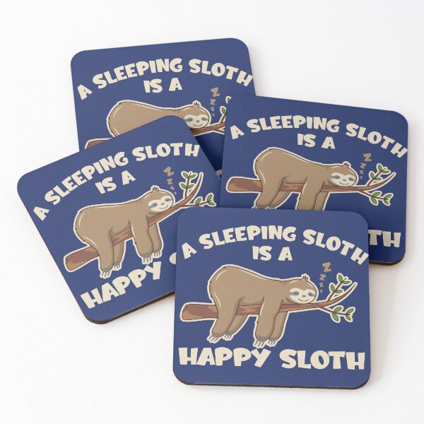 Item preview, A Sleeping Sloth Is A Happy Sloth designed and sold by Dan66.