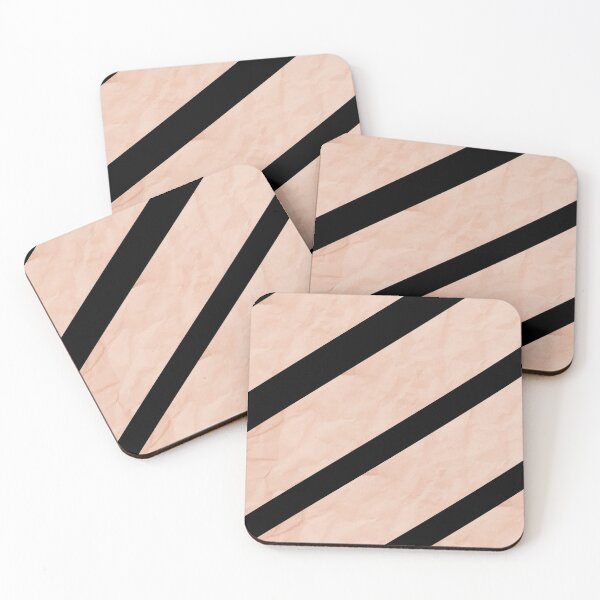 Item preview, blush pink geometric stripes designed and sold by Oreo2020 Creations.