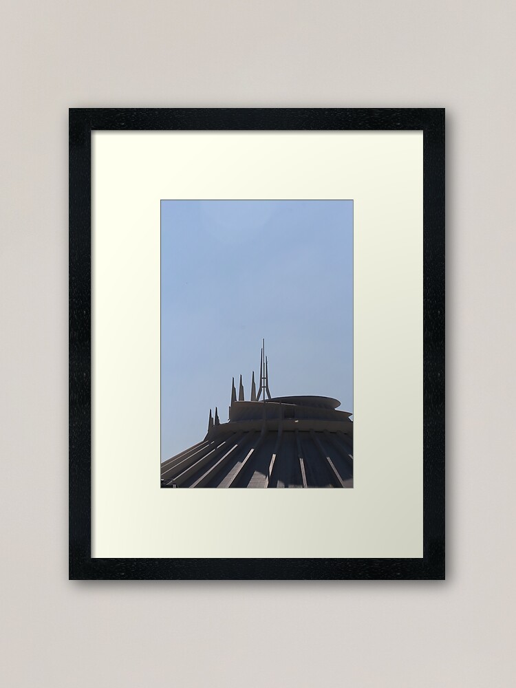 Space Mountain Framed Art Print By Princesskoko Redbubble