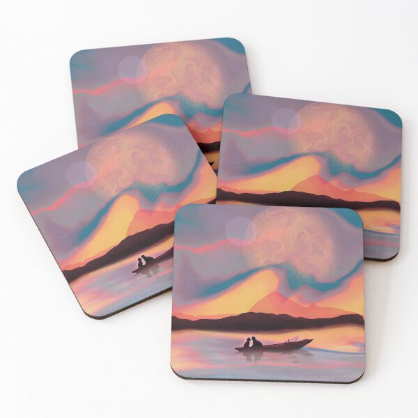 Item preview, Sunset Stargazing Illustration designed and sold by Brownflower28.