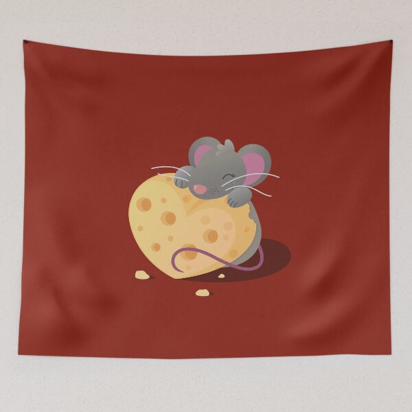 Item preview, Mouse Heart Cheese designed and sold by Barbara Nguyen.
