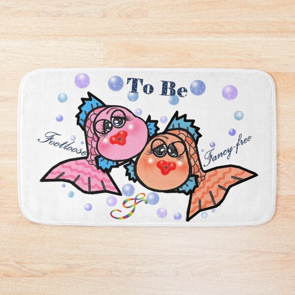 Item preview, FIsh-To be footloose and fancy-free designed and sold by Shirley cute art .