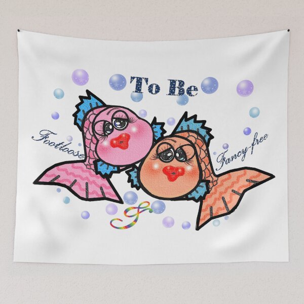 Item preview, FIsh-To be footloose and fancy-free designed and sold by Shirley cute art .