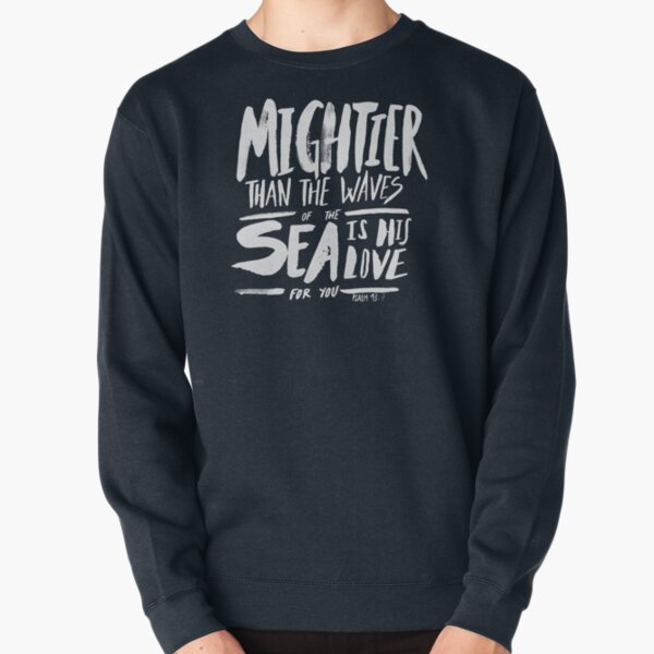 Vista previa del artículo con la obra «Mightier than the Sea», diseñado y vendido por theanointedhome.
