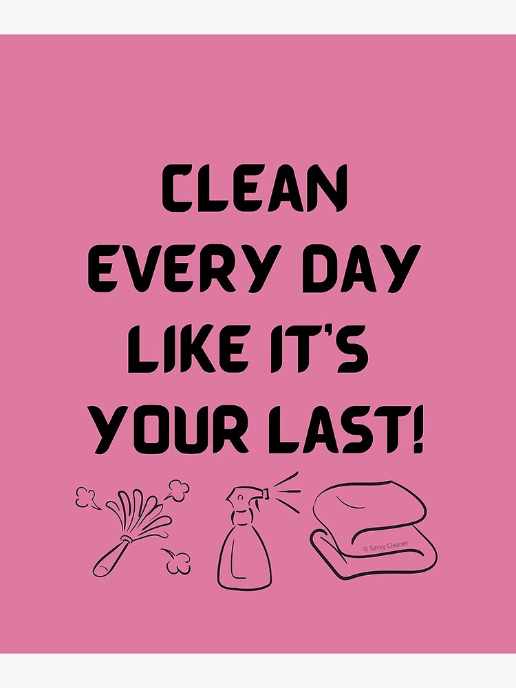 Cleaning is Good for the Soul Retro Cleaning Lady Gifts Poster for Sale by  SavvyCleaner