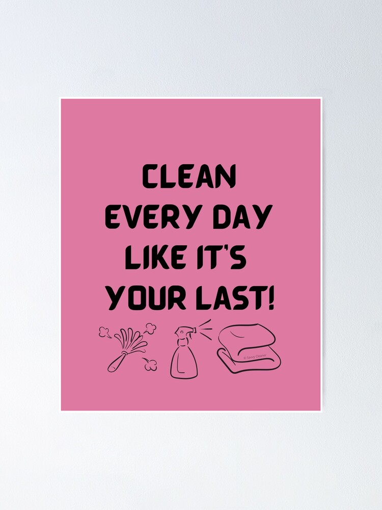 Cleaning is Good for the Soul Retro Cleaning Lady Gifts Poster for Sale by  SavvyCleaner