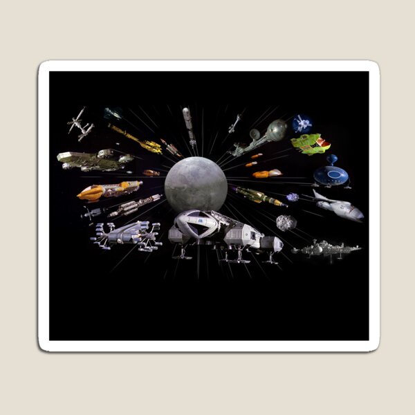 YEAR 1 SPACE SHIPS Magnet