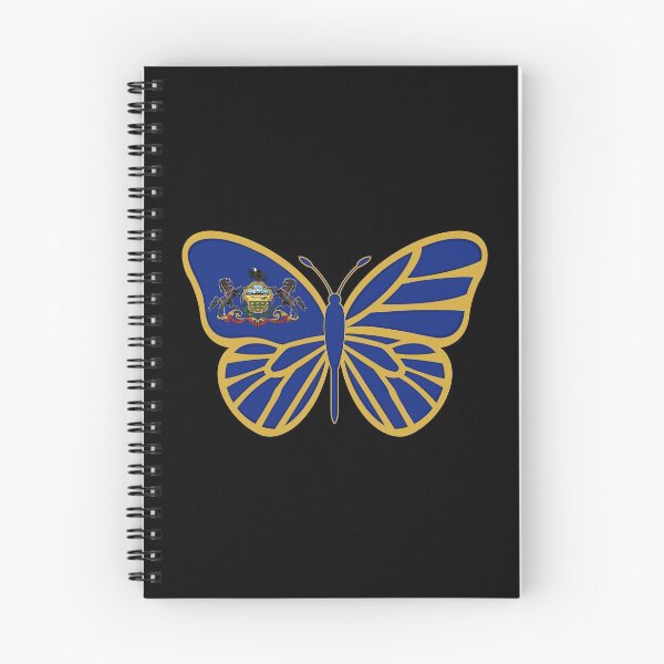 Item preview, State of Pennsylvania Flag Butterfly On Black designed and sold by Gsallicat.