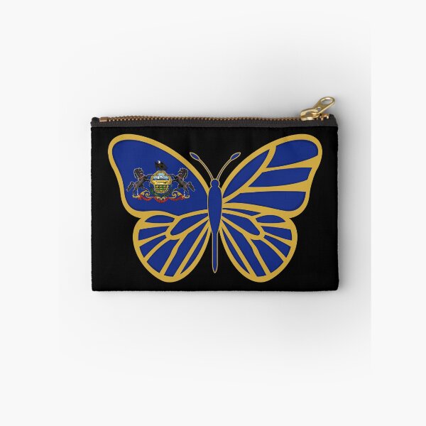 Item preview, State of Pennsylvania Flag Butterfly On Black designed and sold by Gsallicat.