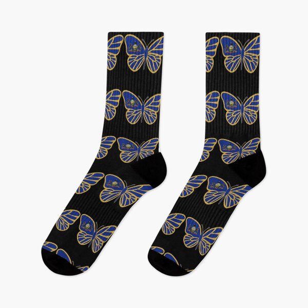 Item preview, State of Pennsylvania Flag Butterfly On Black designed and sold by Gsallicat.