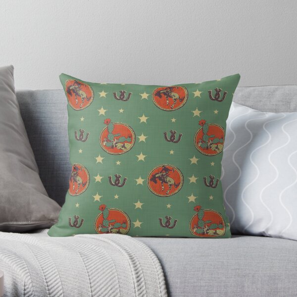 Don't Fence Me In Throw Pillow
