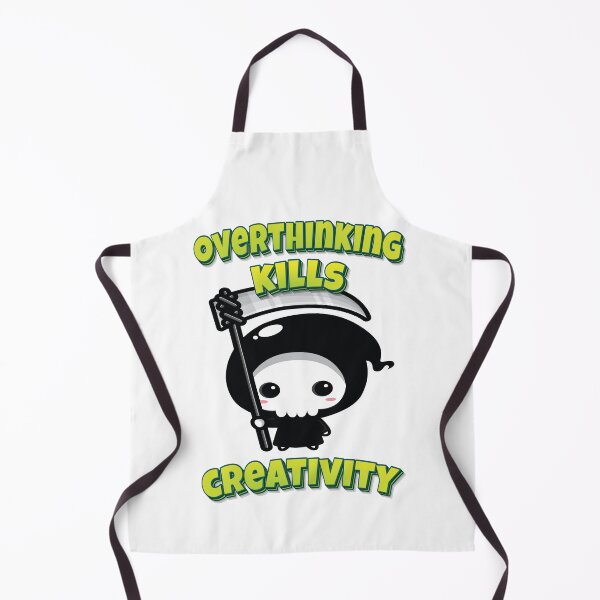 Item preview, Overthinking Kills Creativity Grim Reaper designed and sold by FiveNiches.
