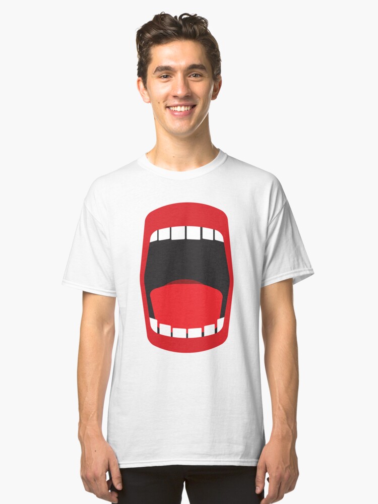 Alternate view of big open mouth Classic T-Shirt