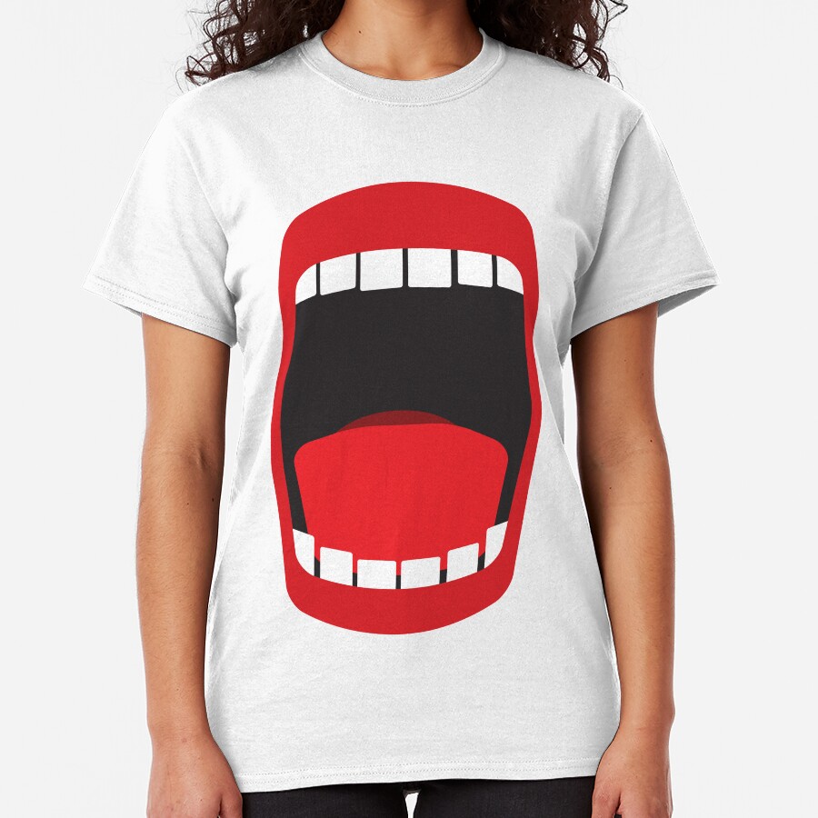 big open mouth Classic T-Shirt