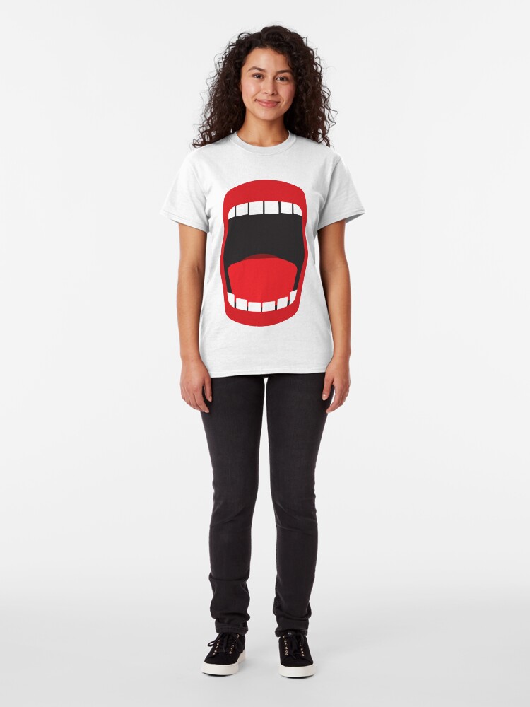 Alternate view of big open mouth Classic T-Shirt