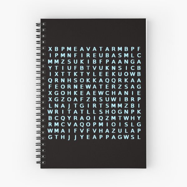 Item preview, Avatar The Last Airbender Word Search designed and sold by CoreyUnlimited.