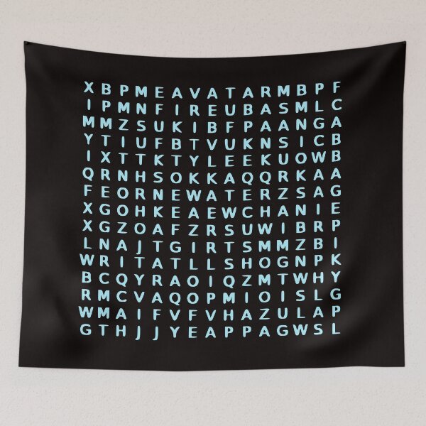 Item preview, Avatar The Last Airbender Word Search designed and sold by CoreyUnlimited.
