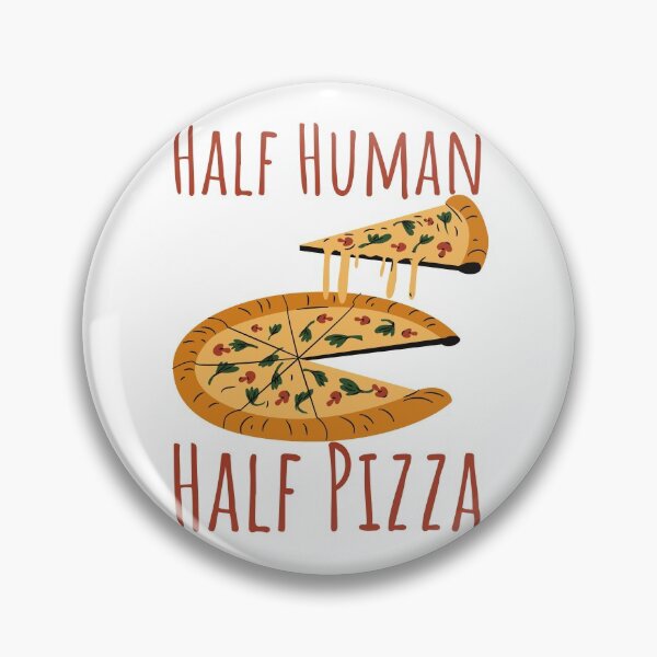 Item preview, Half Human Half Pizza designed and sold by SweetAndSpice.