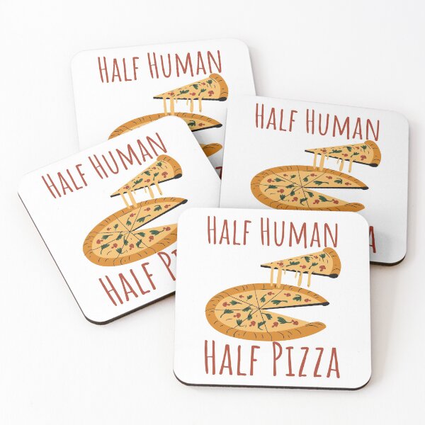 Item preview, Half Human Half Pizza designed and sold by SweetAndSpice.