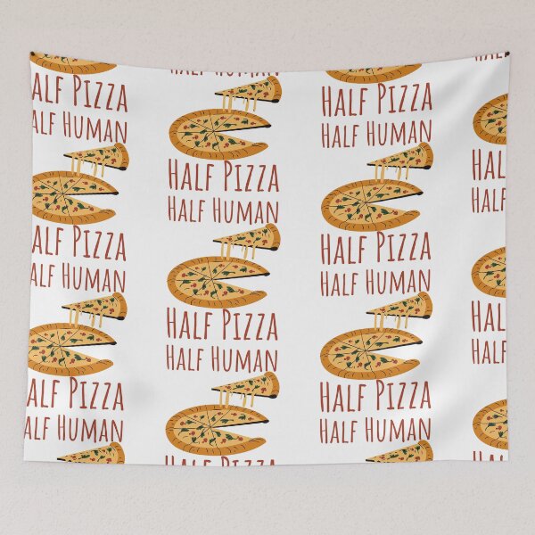 Item preview, Half Human Half Pizza designed and sold by SweetAndSpice.