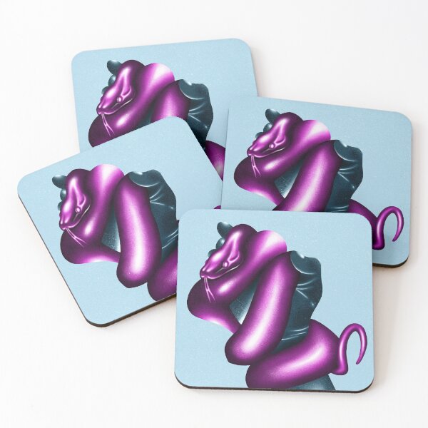 Item preview, Neon Snake Illustration designed and sold by Brownflower28.