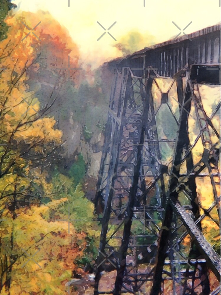 Upper Peninsula Train Trestle by perkinsdesigns