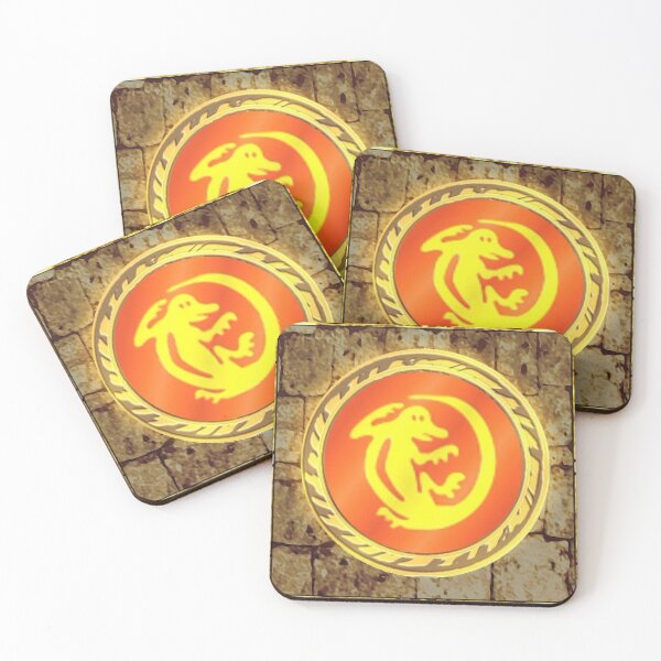 Item preview, Legends of the Hidden Temple Set : Orange Iguanas designed and sold by DuskWingArts.