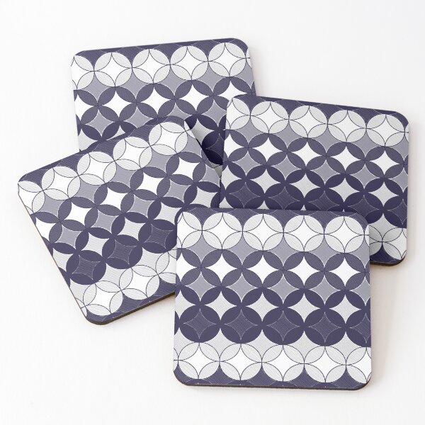 Item preview, Denium Blue Classic Geometric designed and sold by Sharon Schwalbe.