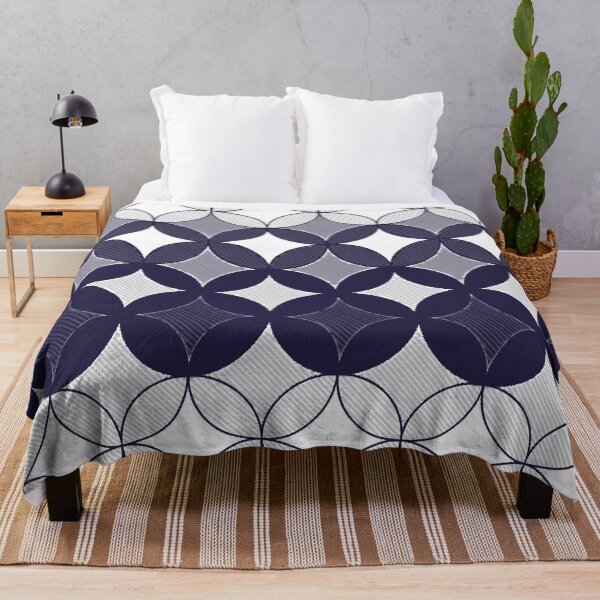 Item preview, Denium Blue Classic Geometric designed and sold by Sharon Schwalbe.