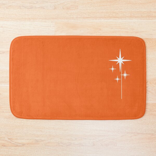 Item preview, 1950s Starbursts in Burnt Orange and White designed and sold by kierkegaard.