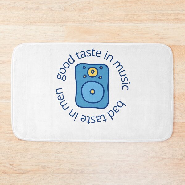 Item preview,  good taste in music bad taste in men designed and sold by fridayNightfunk.