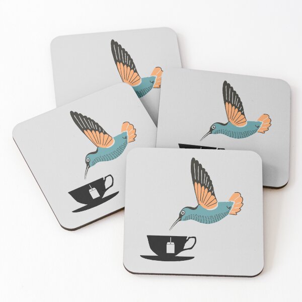 Item preview, Bird Drinking Tea designed and sold by NineVi.