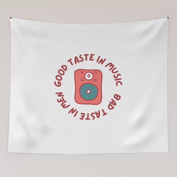 Item preview,   good taste in music bad taste in men designed and sold by fridayNightfunk.