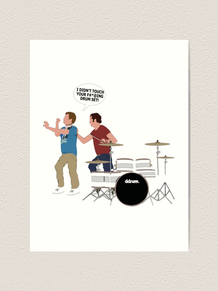 "Step Brothers Drum Set" Art Print for Sale by rippPrints Redbubble