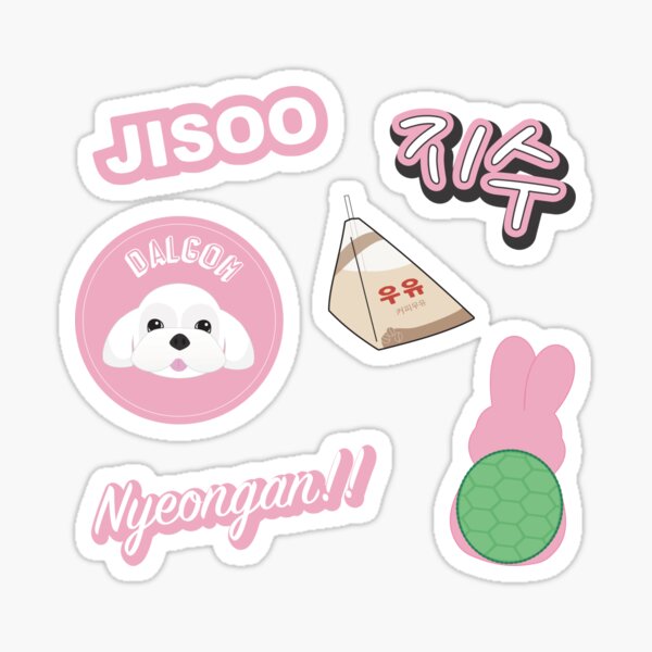 blackpink fanart stickers redbubble