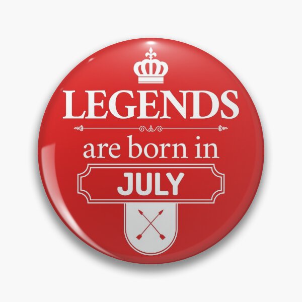 Item preview, Legends Are Born In July | Birthday Gift | designed and sold by Minimalwiz.