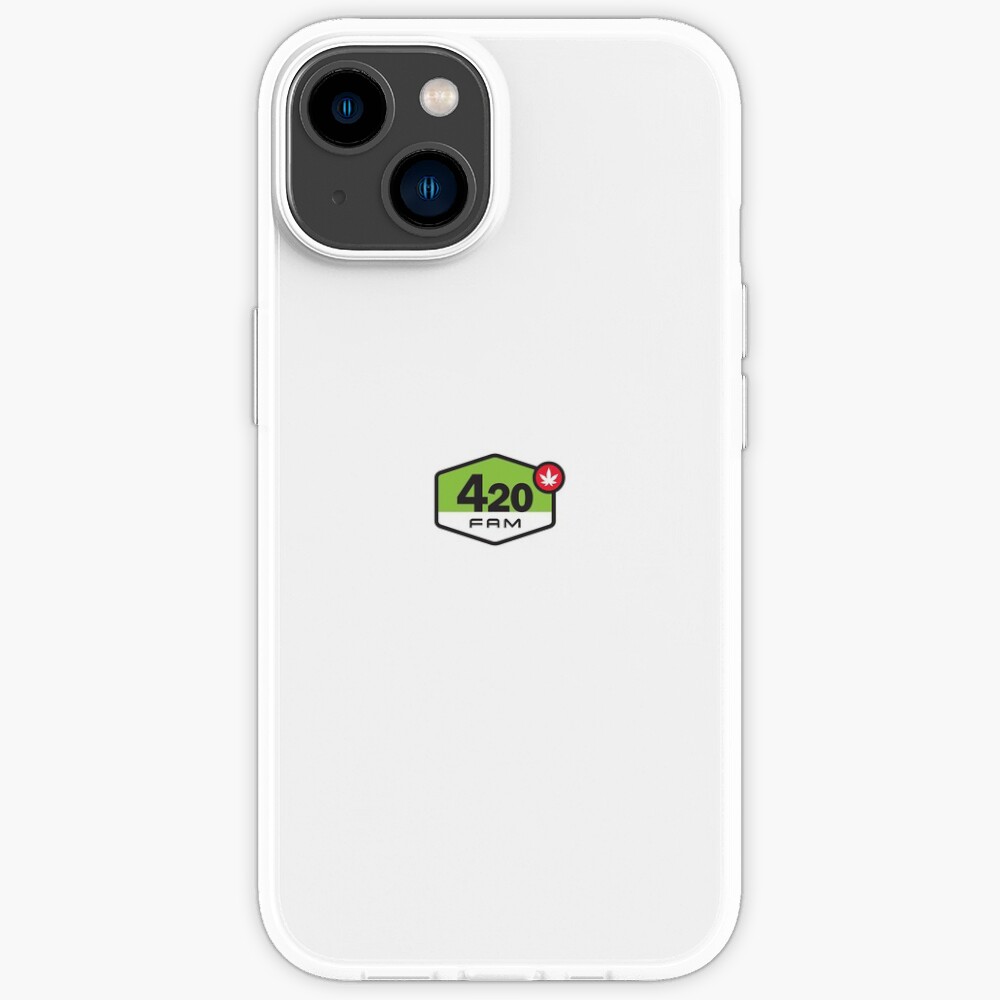 "Chillinit 420 Fam Logo Phone Cases (White)" iPhone Case for Sale by