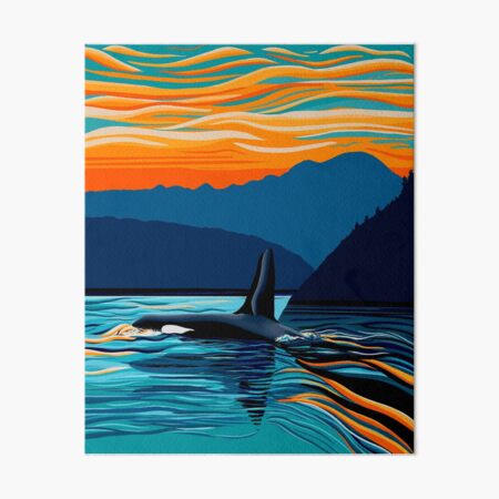 Item preview, Orca - Into the Fire Sky designed and sold by Linda Sholberg.