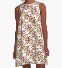 MARYLAND flag (white blend) A-Line Dress